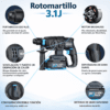 Rotomartillo 3.1J Brushless 20v