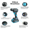Especificaciones Taladro Inalambrico 55Nm Brushless 20v